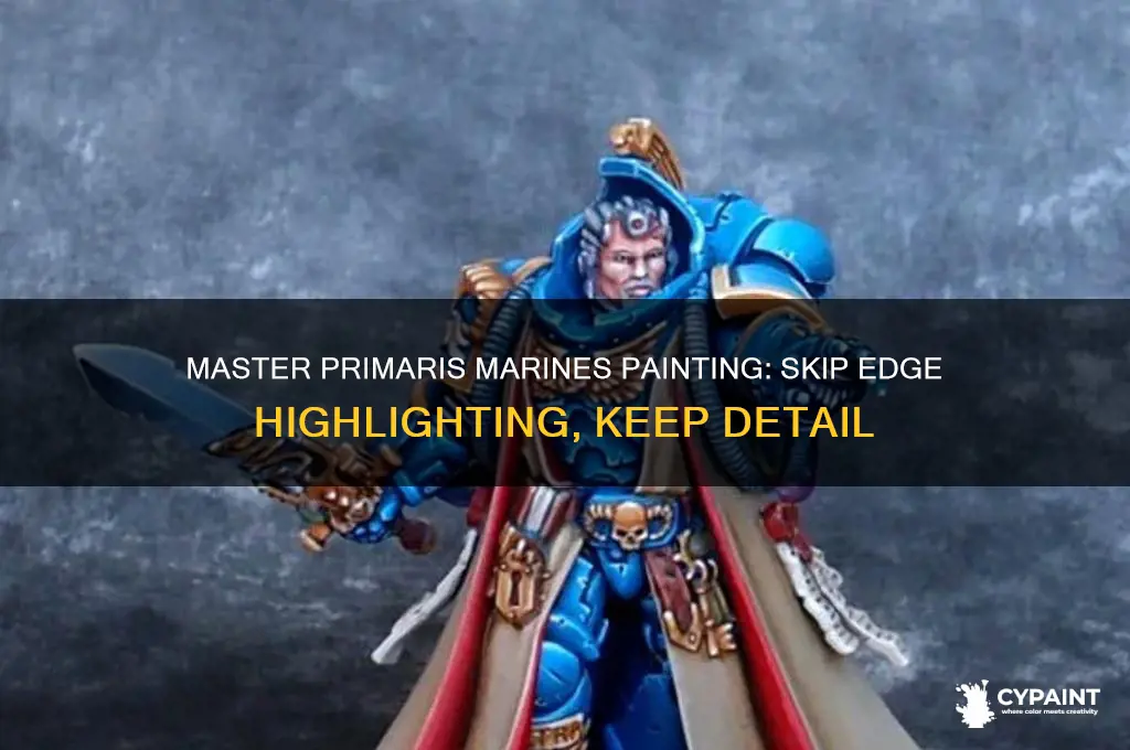 how to paint primaris marines without edge highlighting