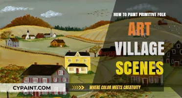 Mastering Primitive Folk Art: Painting Charming Village Scenes Step-by-Step