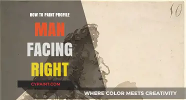 Mastering the Art of Painting a Right-Facing Male Profile