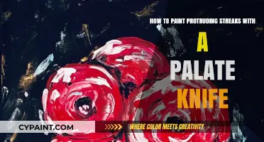 Creating Protruding Streaks: Palate Knife Painting Techniques