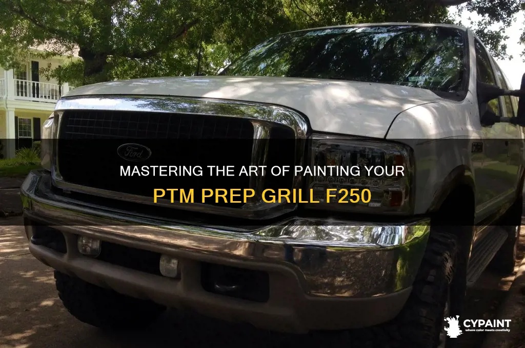 how to paint ptm prep grill f250