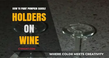 DIY Pumpkin Candle Holders: Upcycling Wine Bottles with Paint
