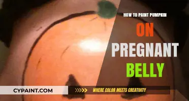 Creative Pregnancy Art: Painting a Pumpkin on Your Baby Bump