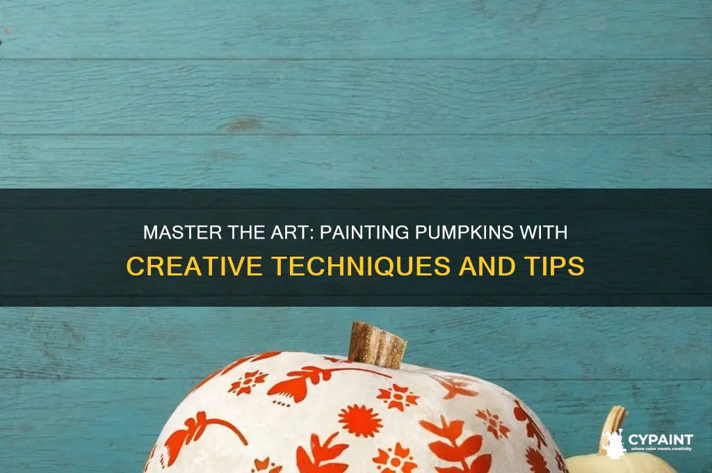 how to paint pumpkins the right way