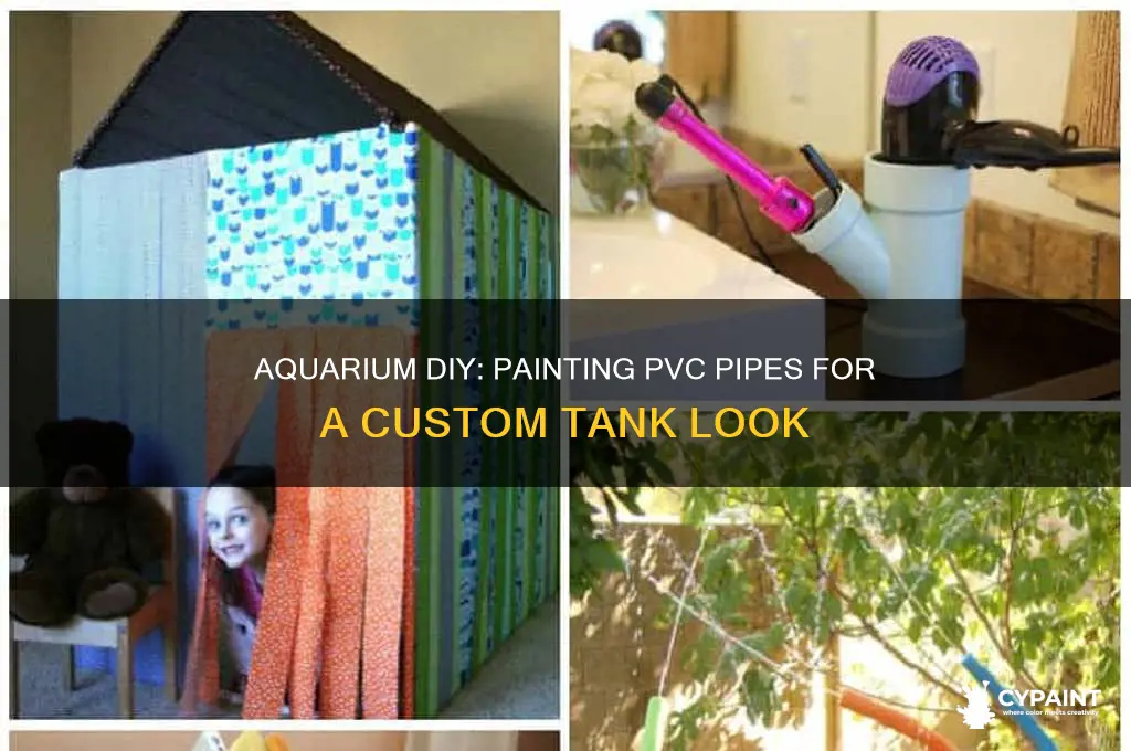 how to paint pvc pipe for aquarium