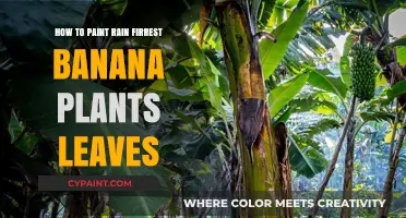 Mastering Rainforest Banana Plant Leaf Painting Techniques for Vibrant Art