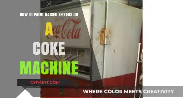 Painting Raised Coke Machine Letters: A Step-by-Step Guide