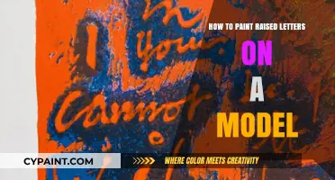 Mastering Raised Letter Painting: Techniques for Stunning Model Details