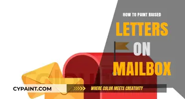 Easy DIY Guide: Painting Raised Letters on Your Mailbox