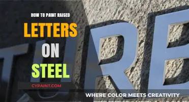 Mastering Steel Lettering: Techniques for Painting Raised Letters on Metal