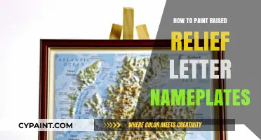 Mastering Raised Relief: Painting Custom Letter Nameplates Step-by-Step