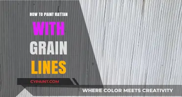 Enhance Your Rattan: Painting Techniques to Highlight Natural Grain Lines