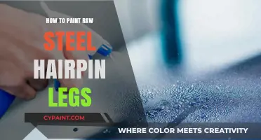 Painting Raw Steel Hairpin Legs: A Step-by-Step DIY Guide