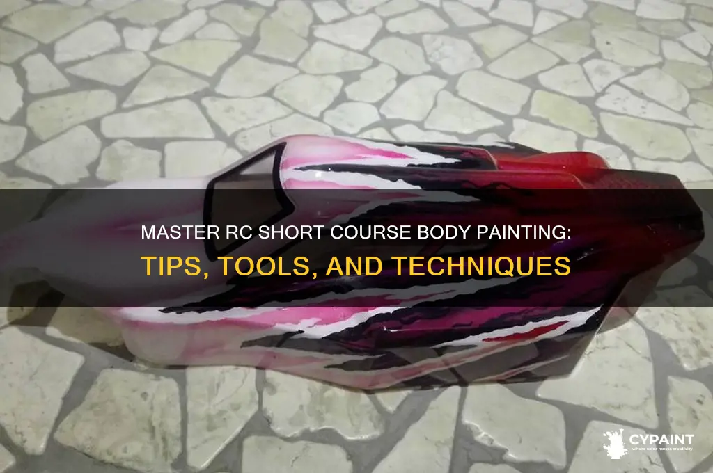 how to paint rc short course body