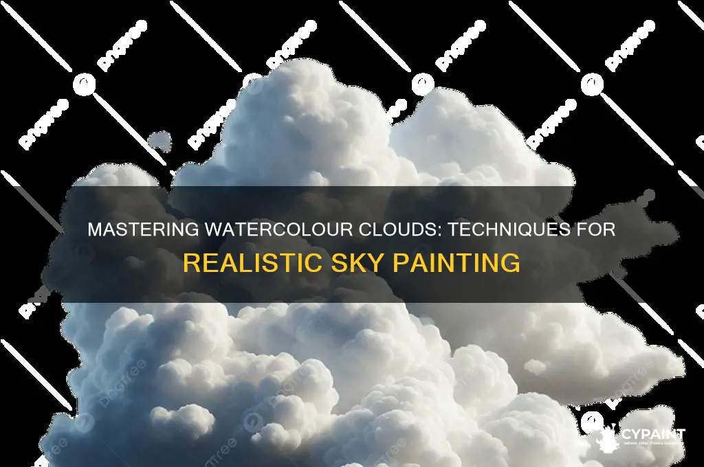 how to paint realistic clouds in watercolour