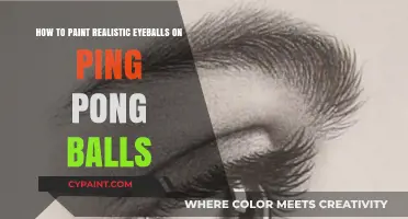 Crafting Lifelike Eyes on Ping Pong Balls