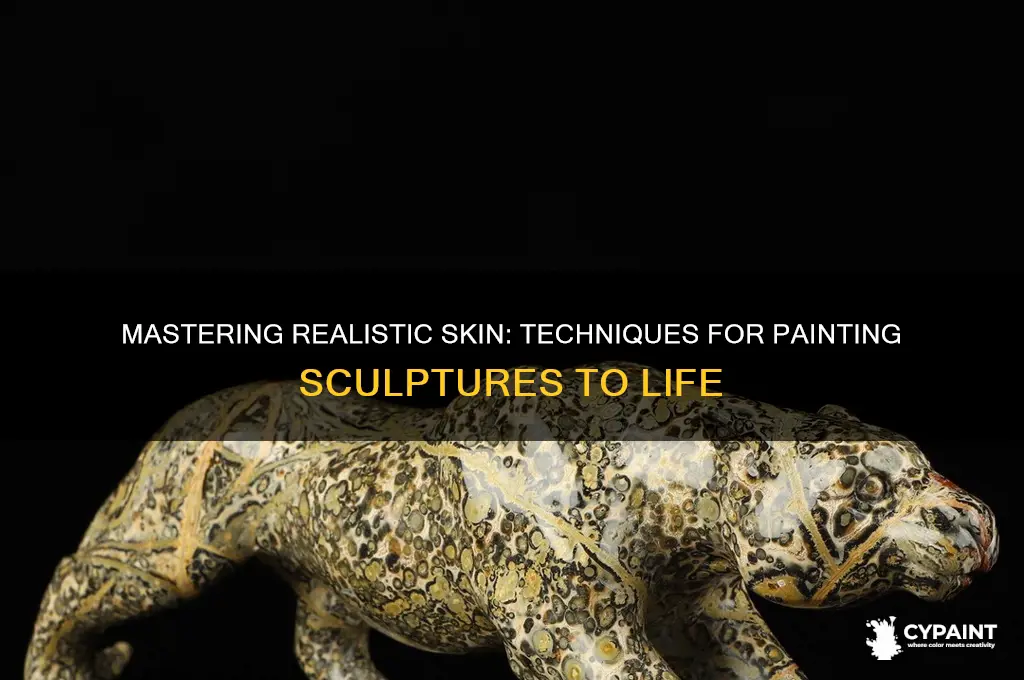 how to paint realistic skin on a sculpture