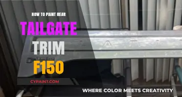 DIY Guide: Painting Rear Tailgate Trim on Your Ford F150