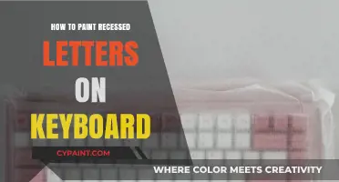 Mastering Keyboard Customization: Painting Recessed Letters with Precision and Style