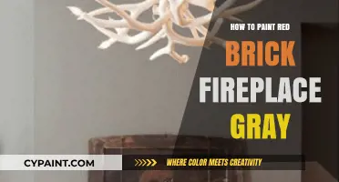 Transform Your Red Brick Fireplace: A Guide to Painting It Gray