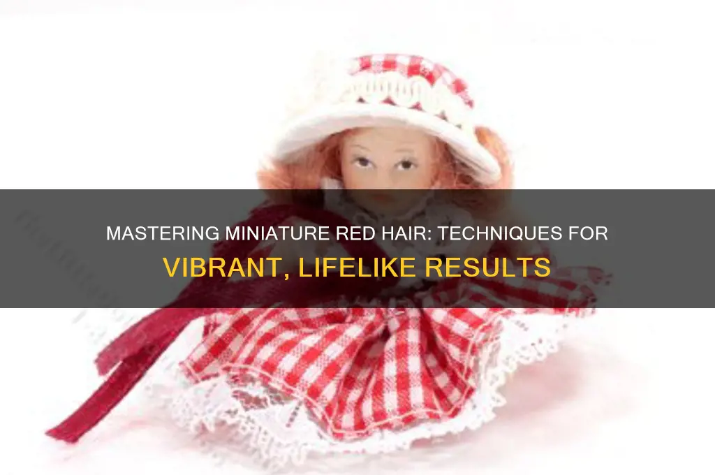 how to paint red hair on miniatures