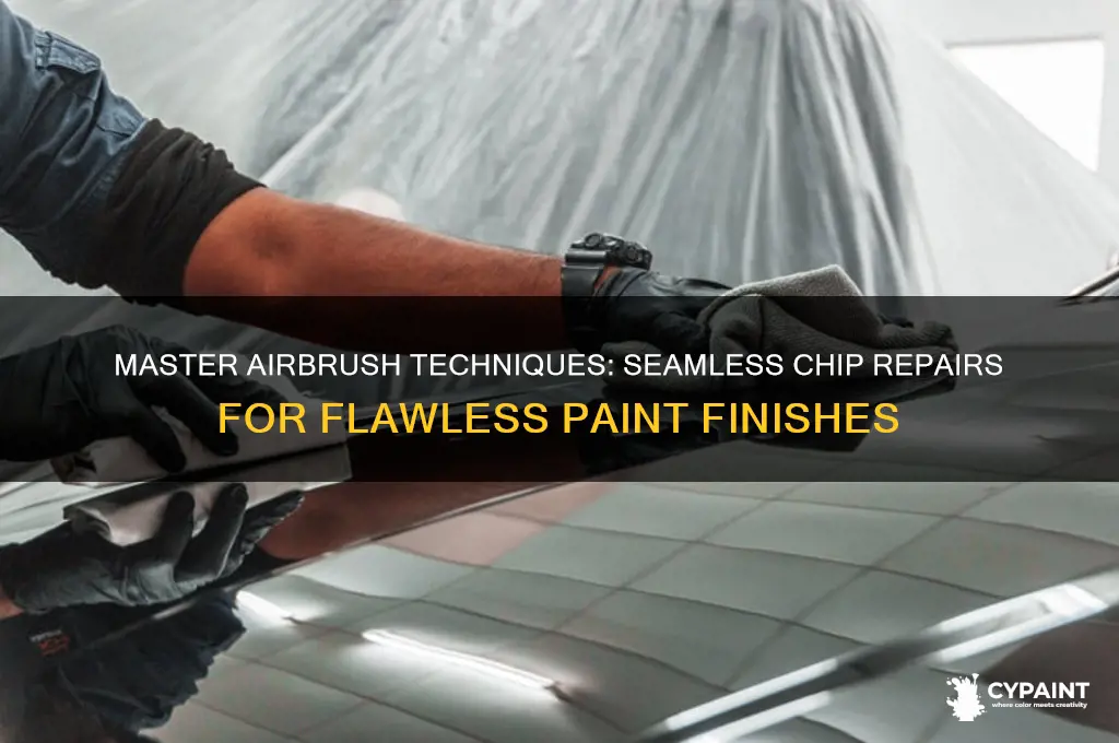 how to paint repair chips with an airbrush