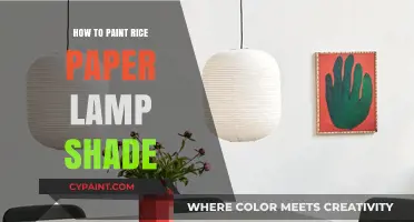 Creative DIY Guide: Painting Rice Paper Lamp Shades Step-by-Step