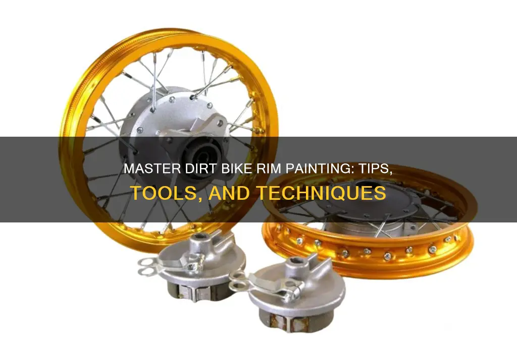 how to paint rims on a dirt bike
