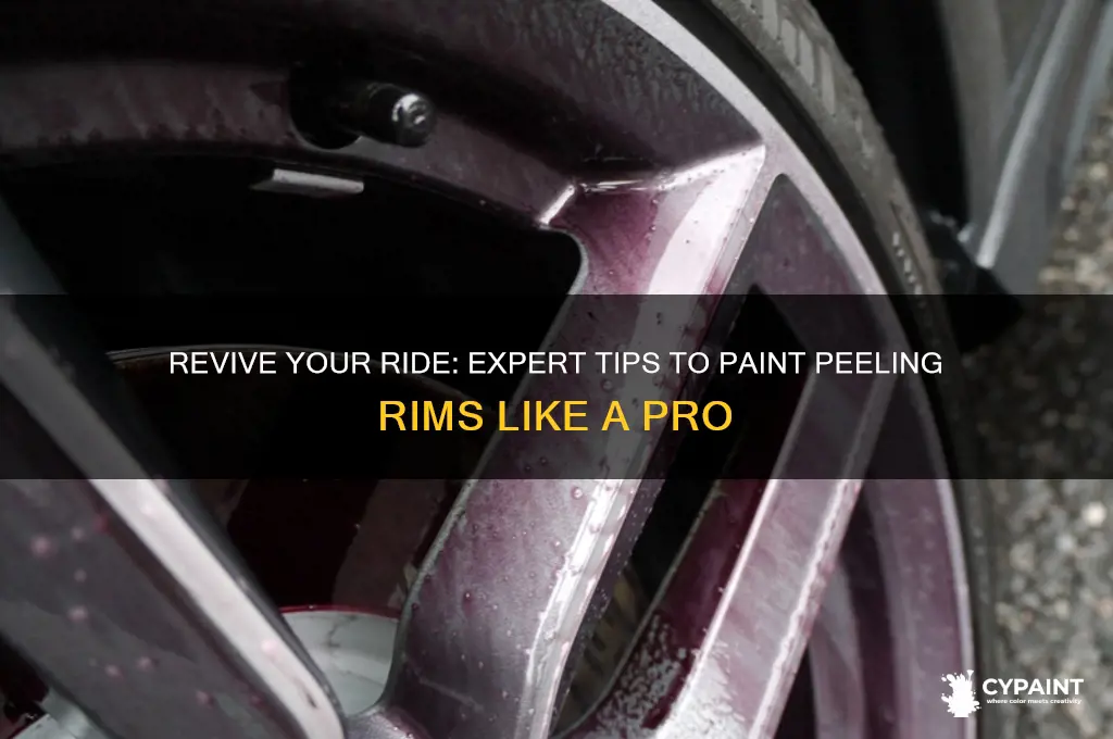 how to paint rims that are peeling
