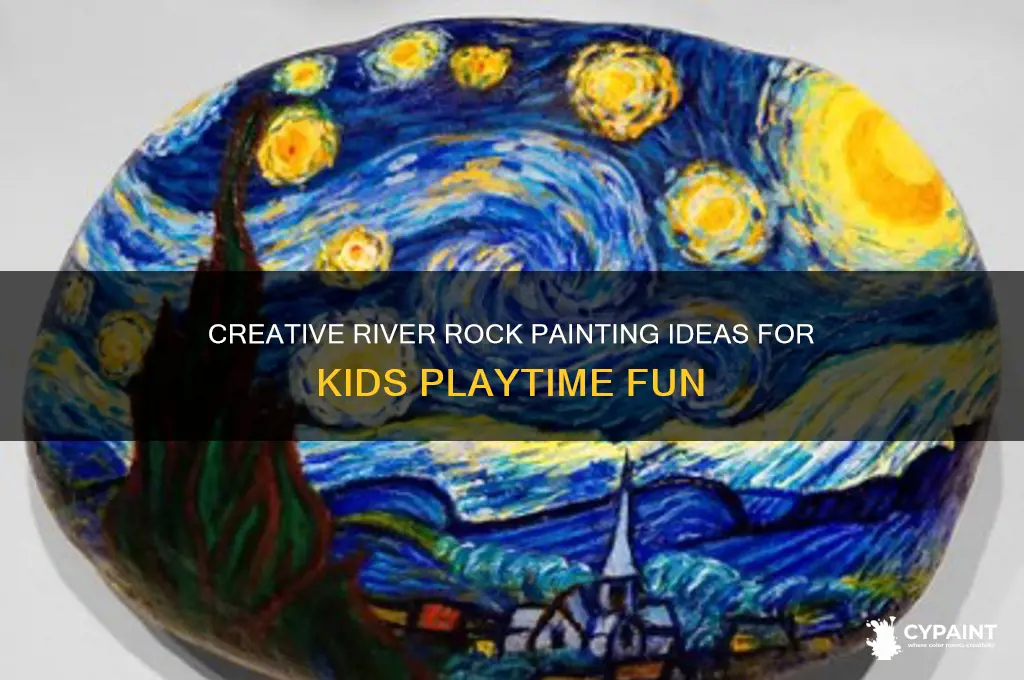 how to paint river rocks kids play