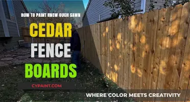 Rough-Sawn Cedar Fence Painting: Prep, Paint, Protect
