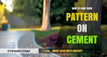 Mastering Rock Patterns: A Step-by-Step Guide to Painting Cement Surfaces