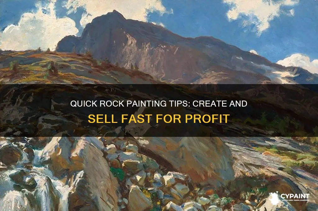 how to paint rocks for sale fast