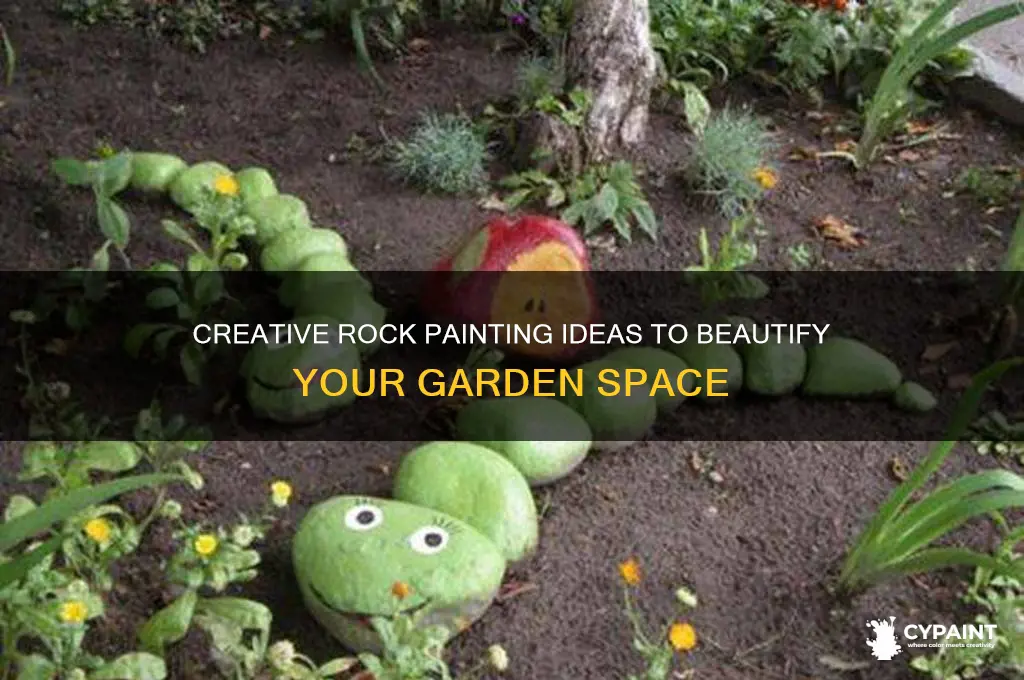 how to paint rocks for your garden