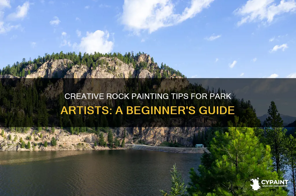 how to paint rocks in the parks