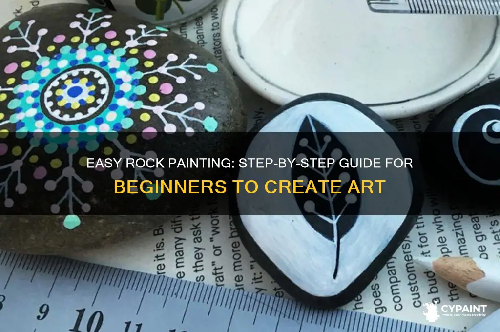 how to paint rocks step by step easy
