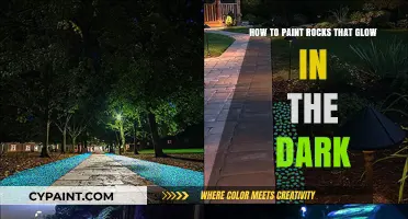 Glowing Rock Art: Painting with a Luminous Twist