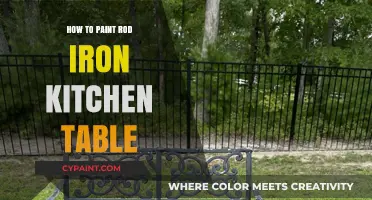 Revamp Your Kitchen: A Guide to Painting Rod Iron Tables