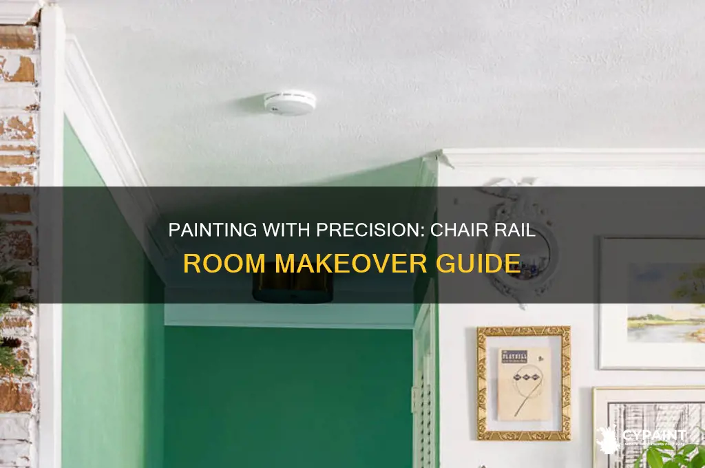 how to paint room with chair rail