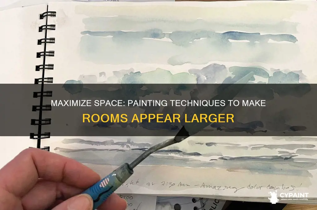 how to paint rooms to look bigger