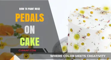 Mastering Edible Art: Painting Realistic Rose Petals on Cakes