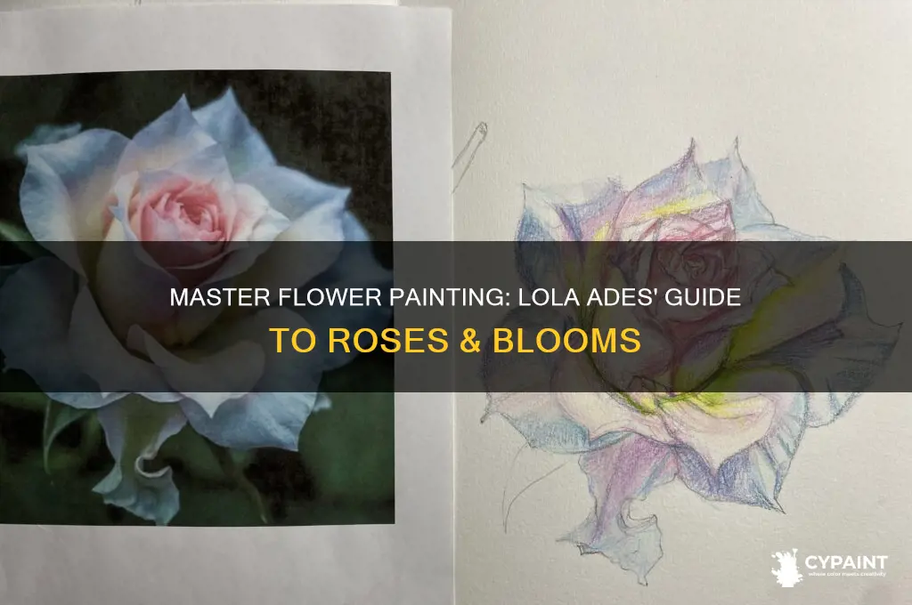 how to paint roses and other flowers by lola ades
