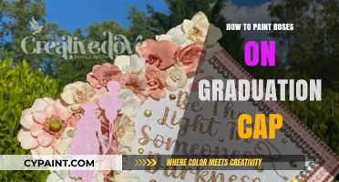 Creative Graduation Cap Ideas: Painting Beautiful Roses Step-by-Step