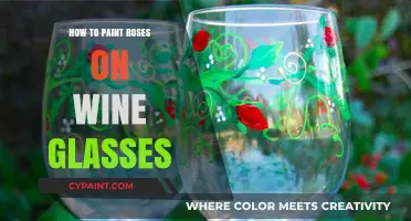 Elegant DIY: Painting Roses on Wine Glasses Step-by-Step Guide