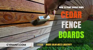 Mastering the Art of Painting Rough Sawn Cedar Fence Boards