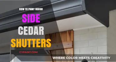 Mastering the Art of Painting Rough Side Cedar Shutters: A Step-by-Step Guide