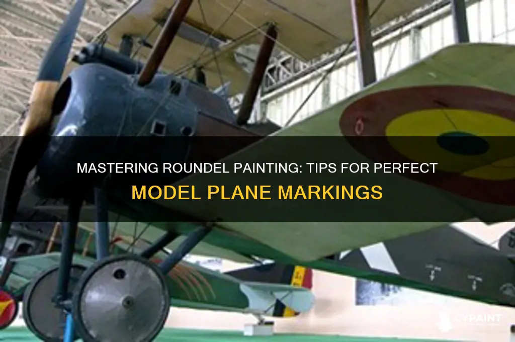 how to paint roundels on your model planes