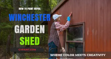 Mastering the Art of Painting Your Royal Winchester Garden Shed