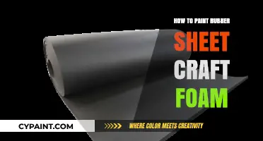 Mastering Rubber Sheet Craft Foam Painting: Techniques and Tips for Beginners