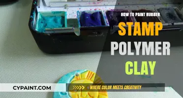 Mastering the Art of Painting Rubber Stamp Polymer Clay Creations